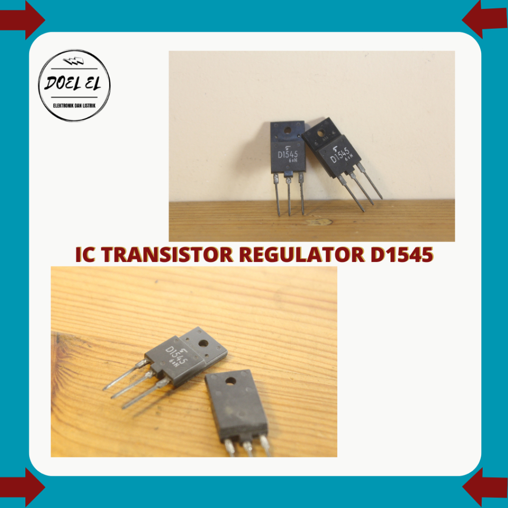 IC TRANSISTOR REGULATOR TV D1545 ORIGINAL BODY PLASTIK