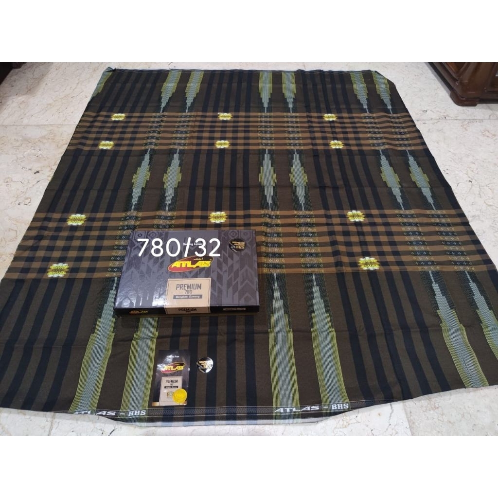 atlas premium gold 780 790 bahan rayon motif songket