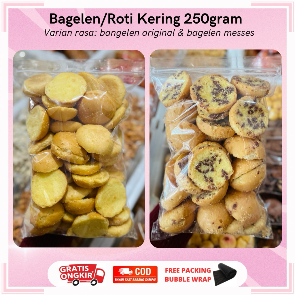BAGELEN MANIS GURIH 250GRAM | ROTI KERING BAGELEN