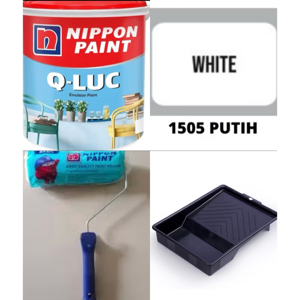 Cat Dinding Q Luc Set cat dinding Roll cat Wadah Cat