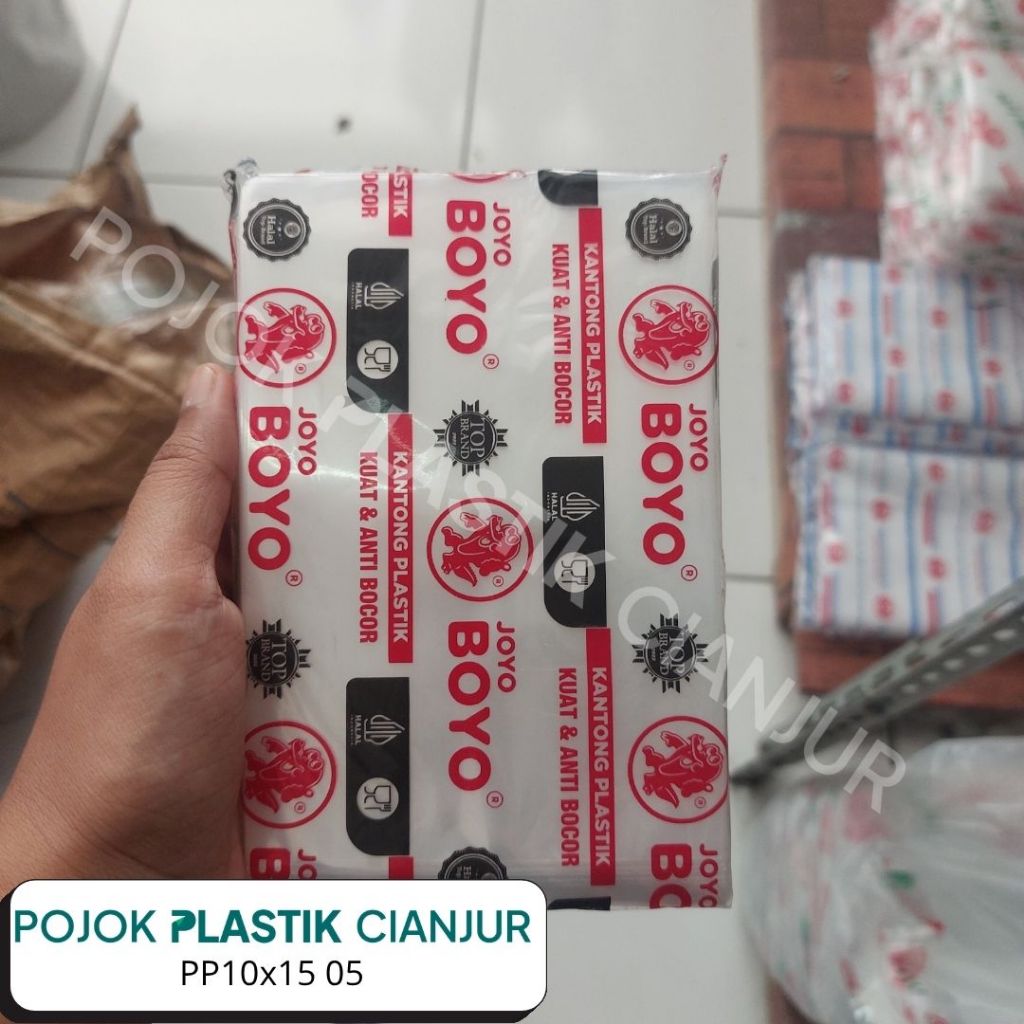 Plastik PP JoyoBoyo Bening Tebal 0.3 0.5 250gr Food Grade Kantong Laundry Wadah Makanan Snack Goreng