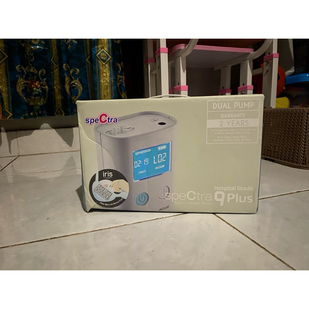 PRELOVED SPECTRA 9+ DOUBLE ELECTRIC BREAST PUMP POMPA ASI