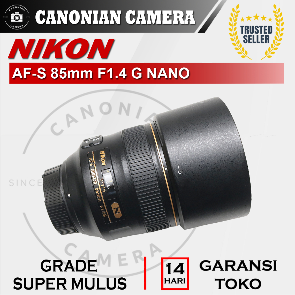 Lensa Nikon AF-S 85mm F1.4 G Nano