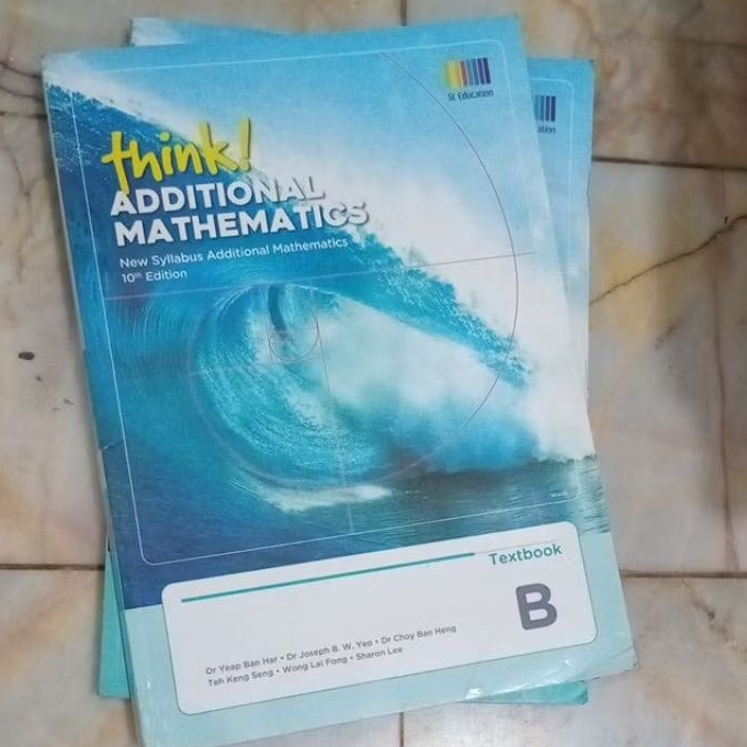 buku original preloved think additional mathematics textbook B