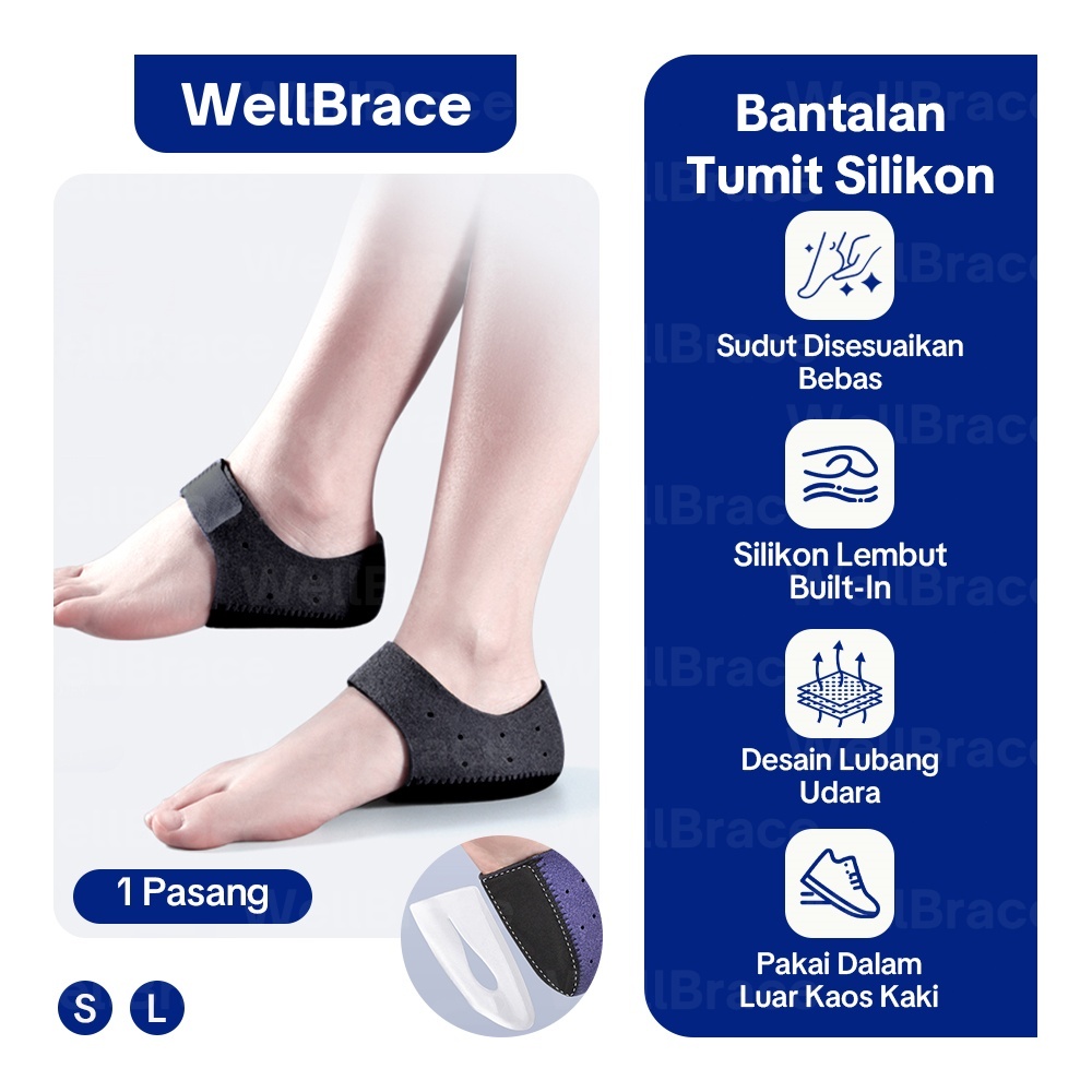 Bantalan Tumit Untuk Plantar Fasciitis Pelindung Tumit Pelindung Tumit Kaki Sakit Sarung Tumit Kaki