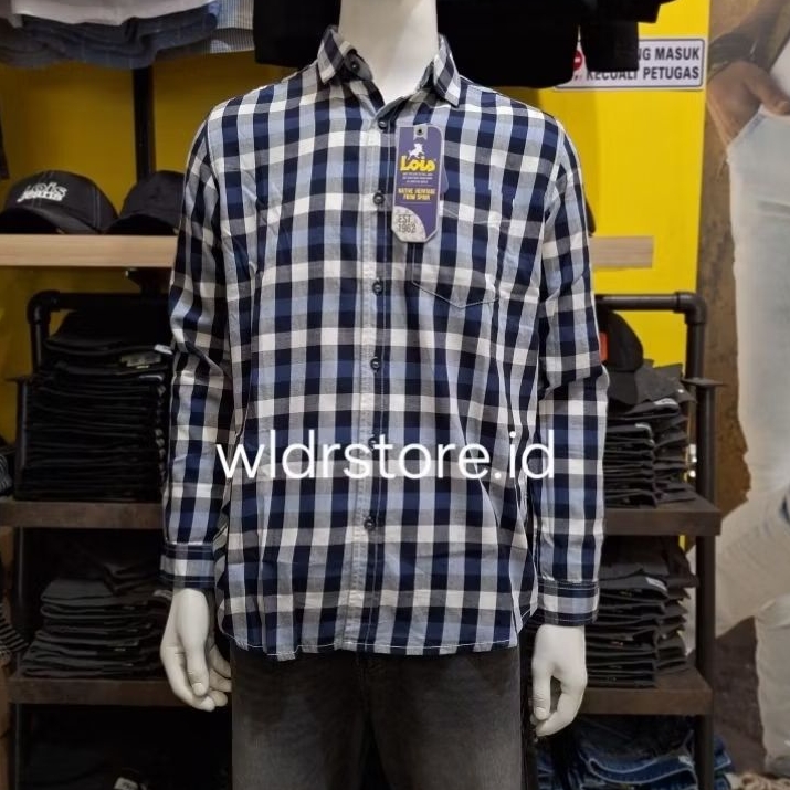 KEMEJA PRIA BRAND LOIS ORIGINAL SLIMFIT 392