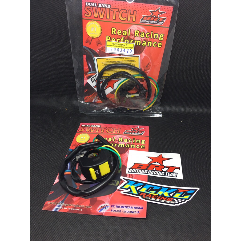 Saklar On Off Switch Dual Band Universal Semua Motor BRT Original KC_KC RACING STORE