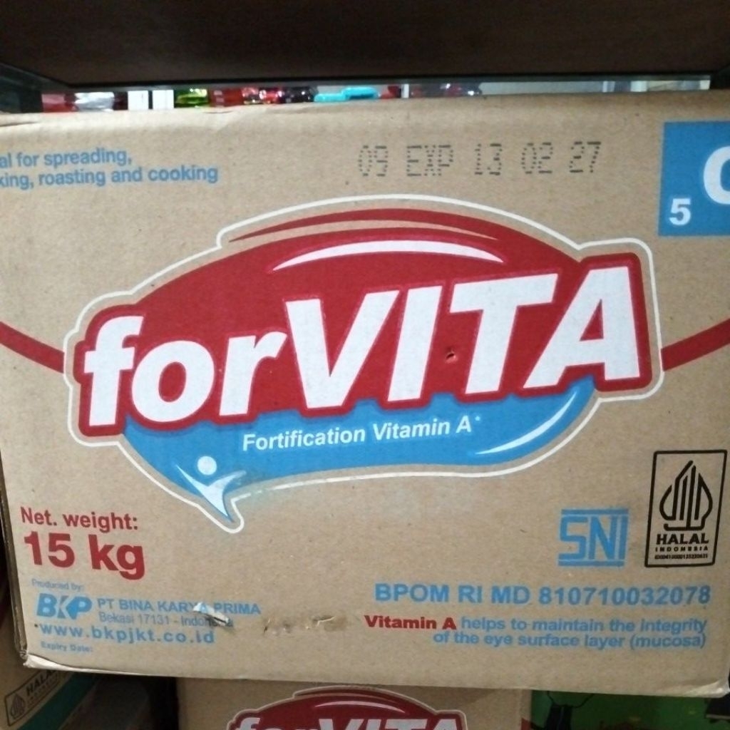 Margarin/ mentega kuning Forvita 15kg