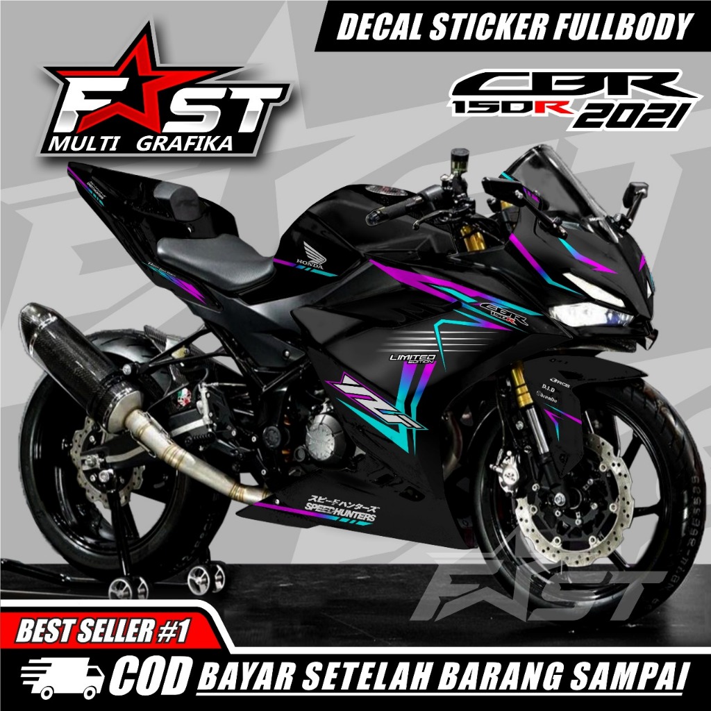 BISA COD Decal Cbr 150R Full Body 2021 motif Keren Simple Racing Stiker Cbr 150R 2021 Full Body Stri
