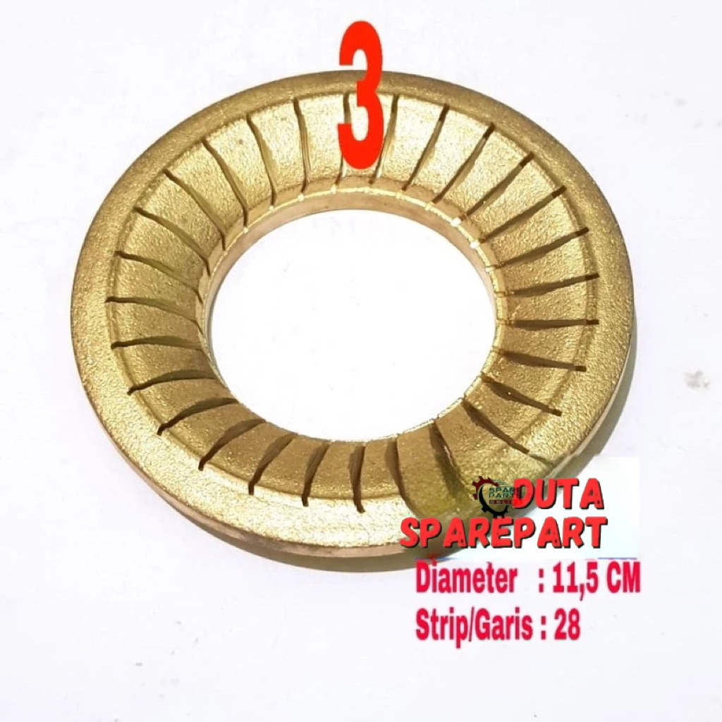 Burner kompor Sanken besar lama - kuningan kompor gas Sanken