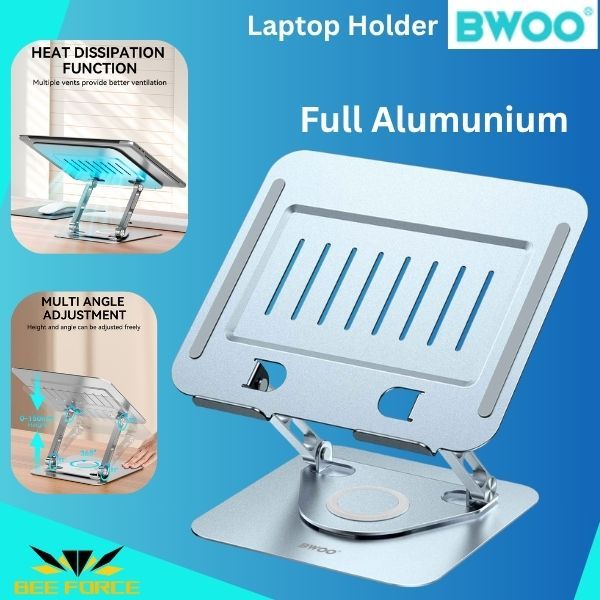 Laptop Stand - Bwoo ZJ142 Metal Laptop Stand