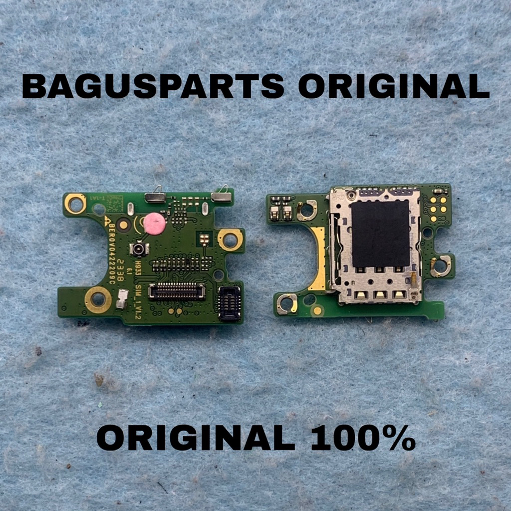 PAPAN SIM KONEKTOR BOARD SIM CARD KARTU TECNO CAMON 20 PREMIER CK9n ORIGINAL COPOTAN