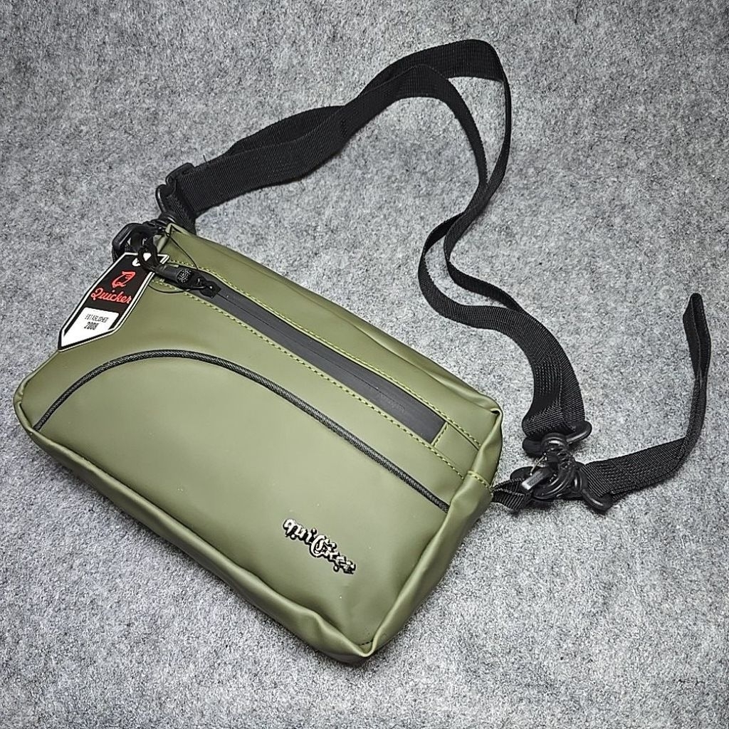 Tas Selempang Handbag QUICKER Rotan Fashion Korea 22 x 14cm