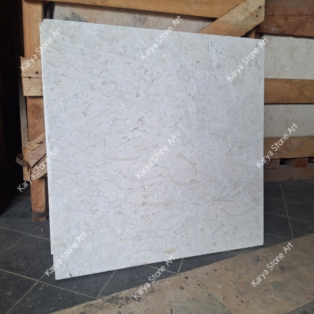 Lantai Batu Marmer Ujung Pandang Putih / Marmer Ujung Pandang / Lantai Marmer