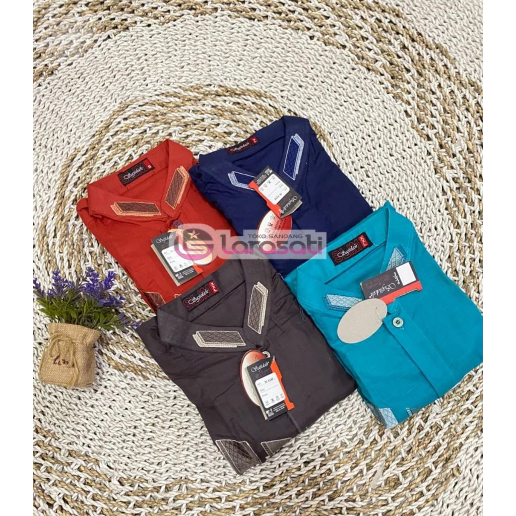 baju koko SAJIDAH slimfit/Koko Kekinian/Baju taqwa dewasa/