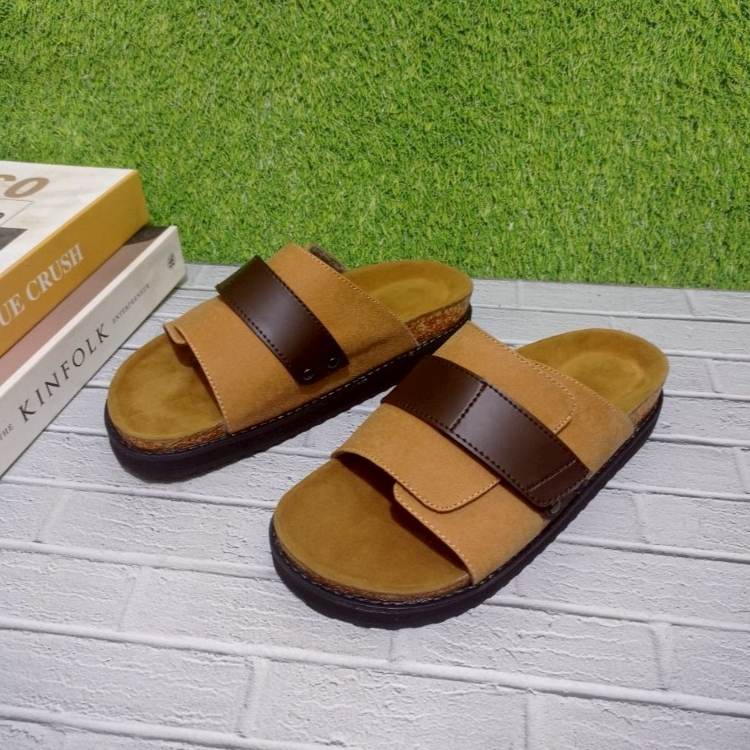 Fans_bally Sandal Pria Dewasa Anti Slip model Slide Puyuh Klasik