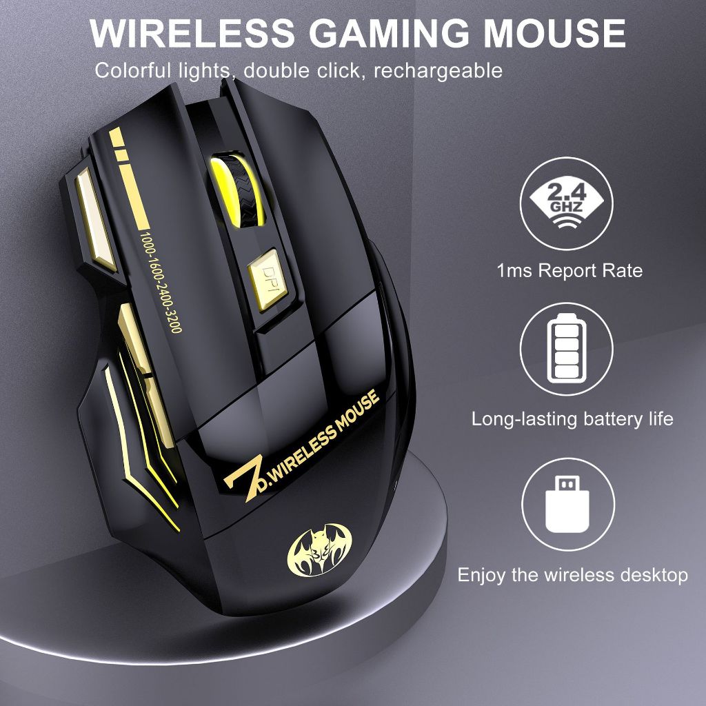 Mouse Wireless Flexible Praktis Nyaman Office Simple Aesthetic Termurah Komputer Bluetooth Bagus USB