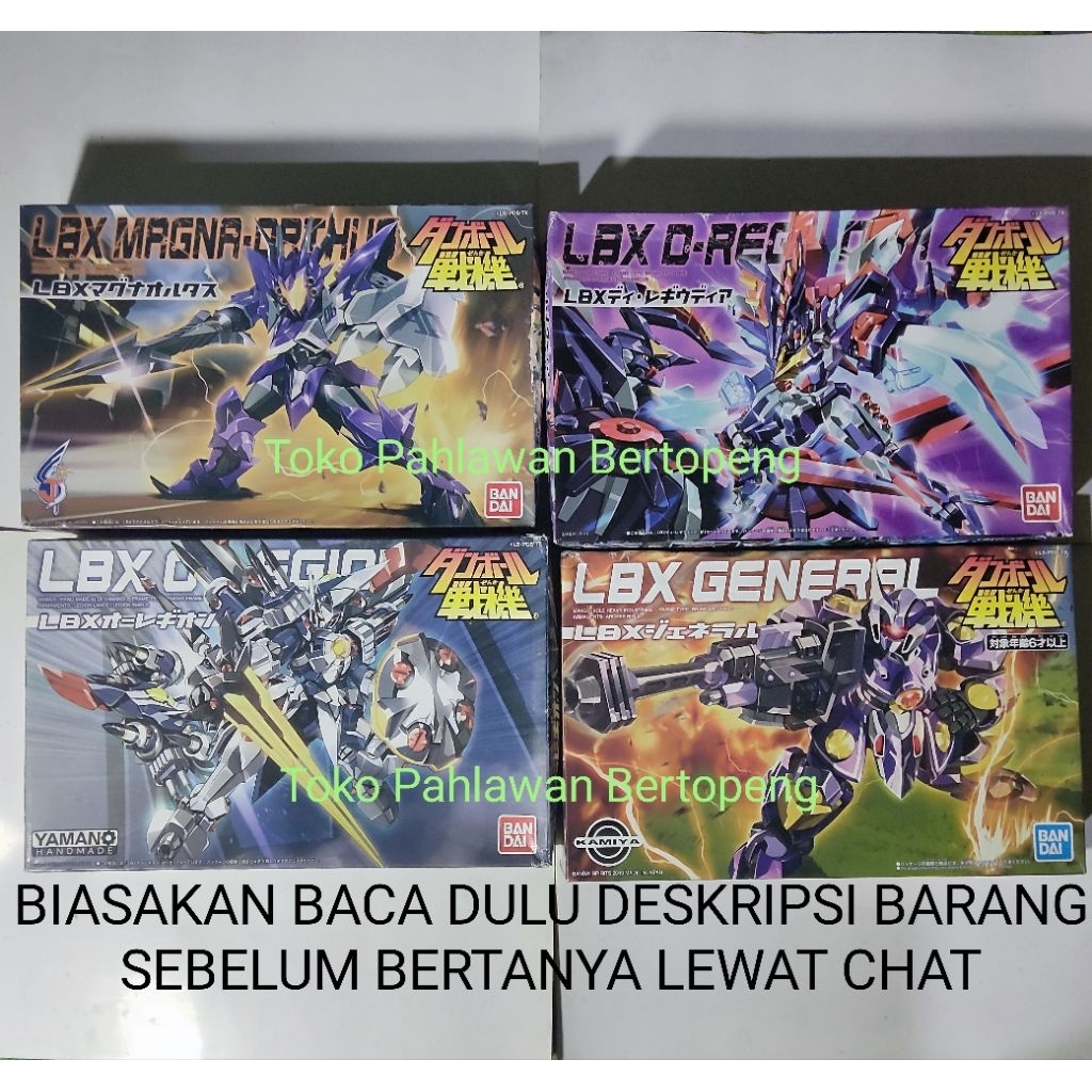 LBX Magna-Orthus, D-Regiudea, O-Legion, & General [Bandai] - ( TAG : Danball Senki W Wars Gundam SD 