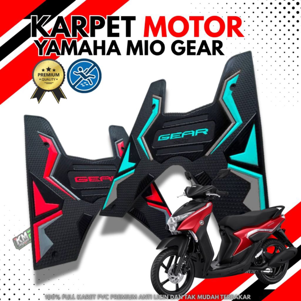 Karpet Mio Gear 125 / Karpet Mio Gear / Alas Kaki Mio Gear / Pijakan kaki Mio gear