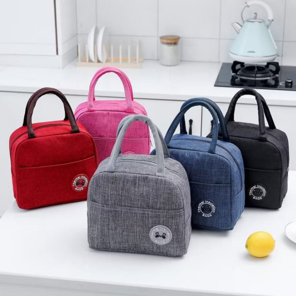 UOS005 Lunch Bag / Tas Makanan Sekolah / Tas Bekal / Tempat Penyimpanan Kotak Bekal Anak / Tempat Be