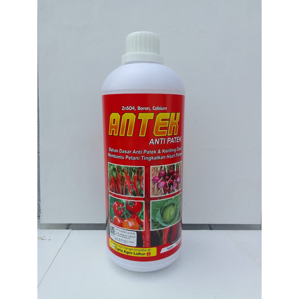 Pupuk Terbaik Untuk Cabe Cabai, Pupuk ANTEK Anti Patek, Mengatasi Keriting Daun 1000 ml Garansi Asli