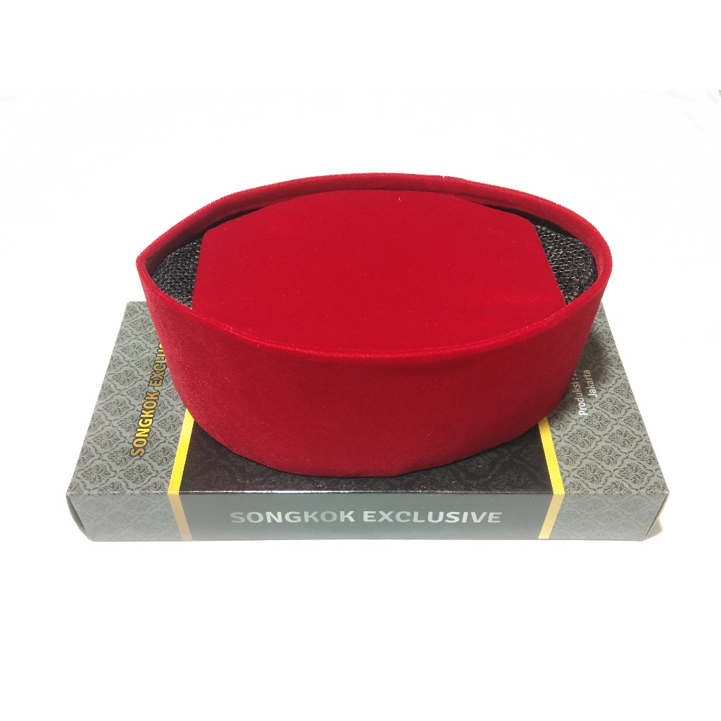 Songkok Merah / Kopiah Merah / Peci Merah Cabe / Songkok Marun