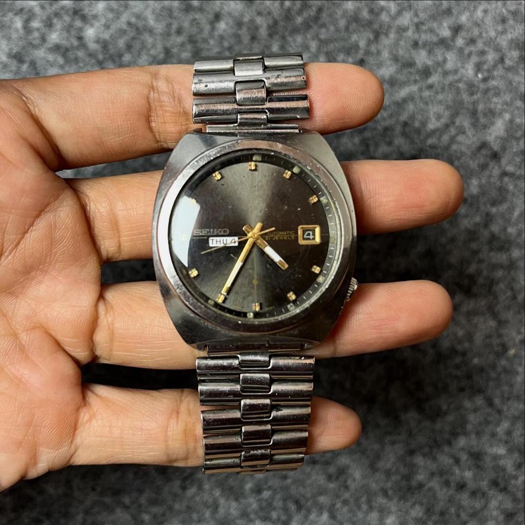 Seiko 5 second hitam original automatic