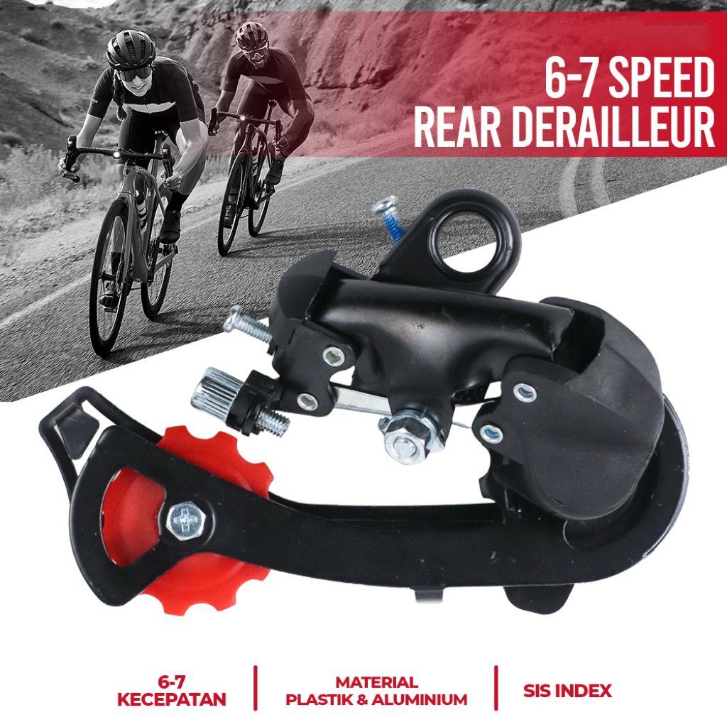 ( RD ZT50 ) Rd Sepeda Pemindah Gigi Gear Gir Belakang 6 7 Speed Seli Mtb Gunung Federal 6sp 7sp