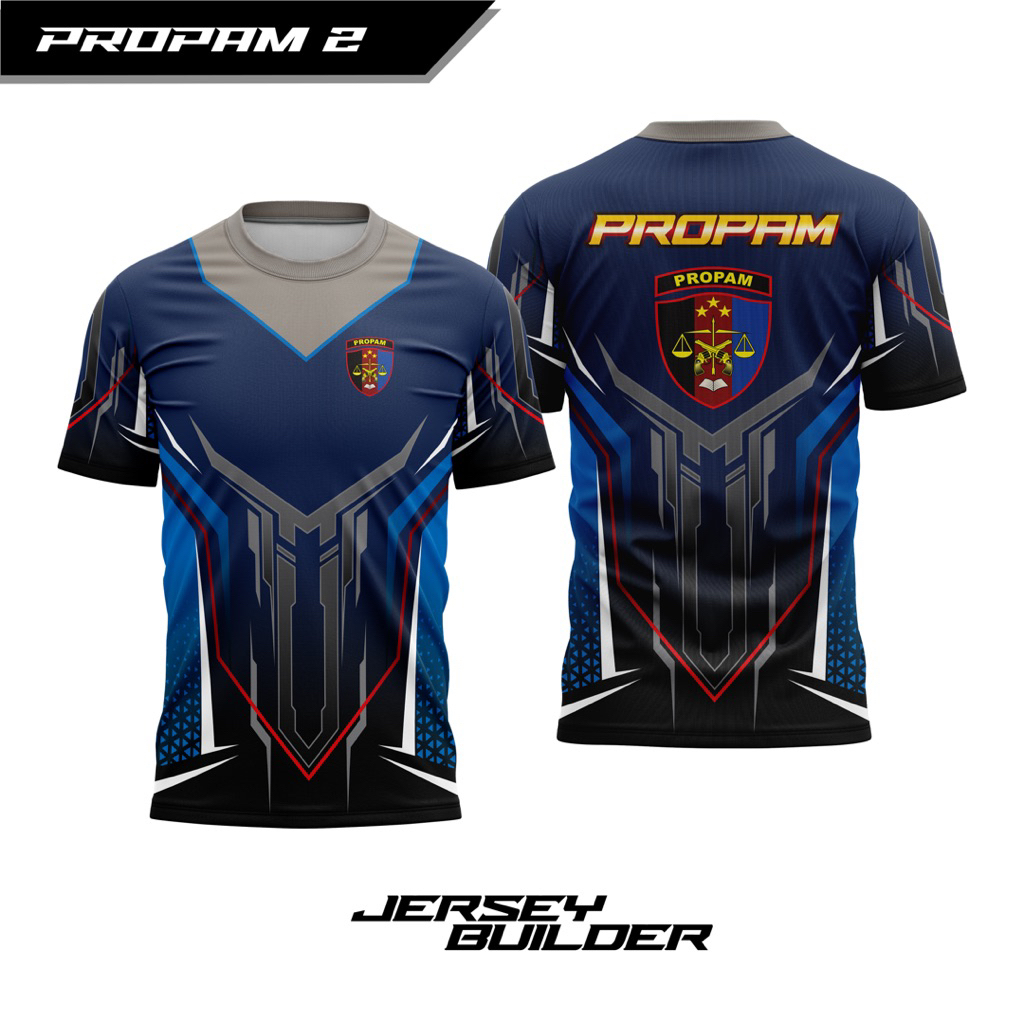 Kaos Jersey PROPAM Full printing / Kaos POLISI PROPAM / jersey polisi / JERSEY PROPAM / Kaos dalam P