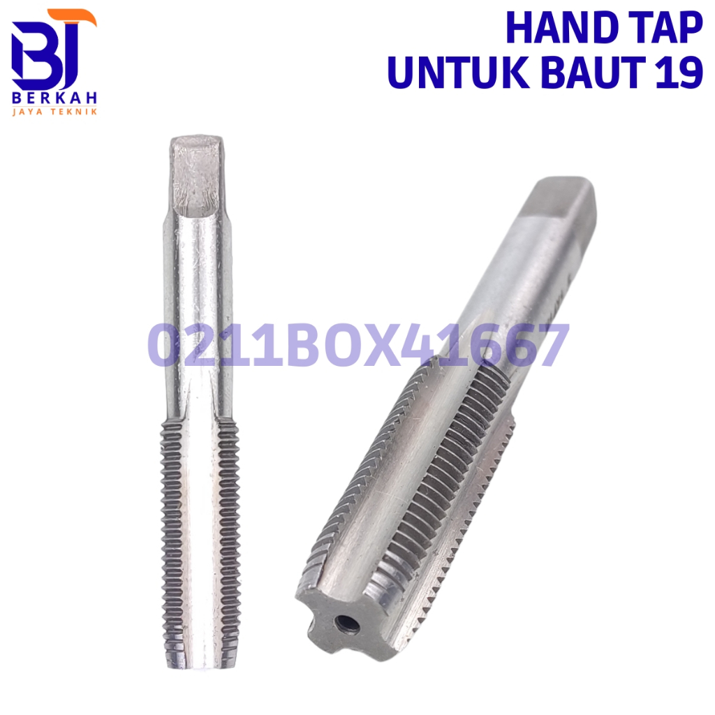 Tap Manual Hand Tap M14x1.5 HSS Tap Untuk Membuat Drat Baut 19