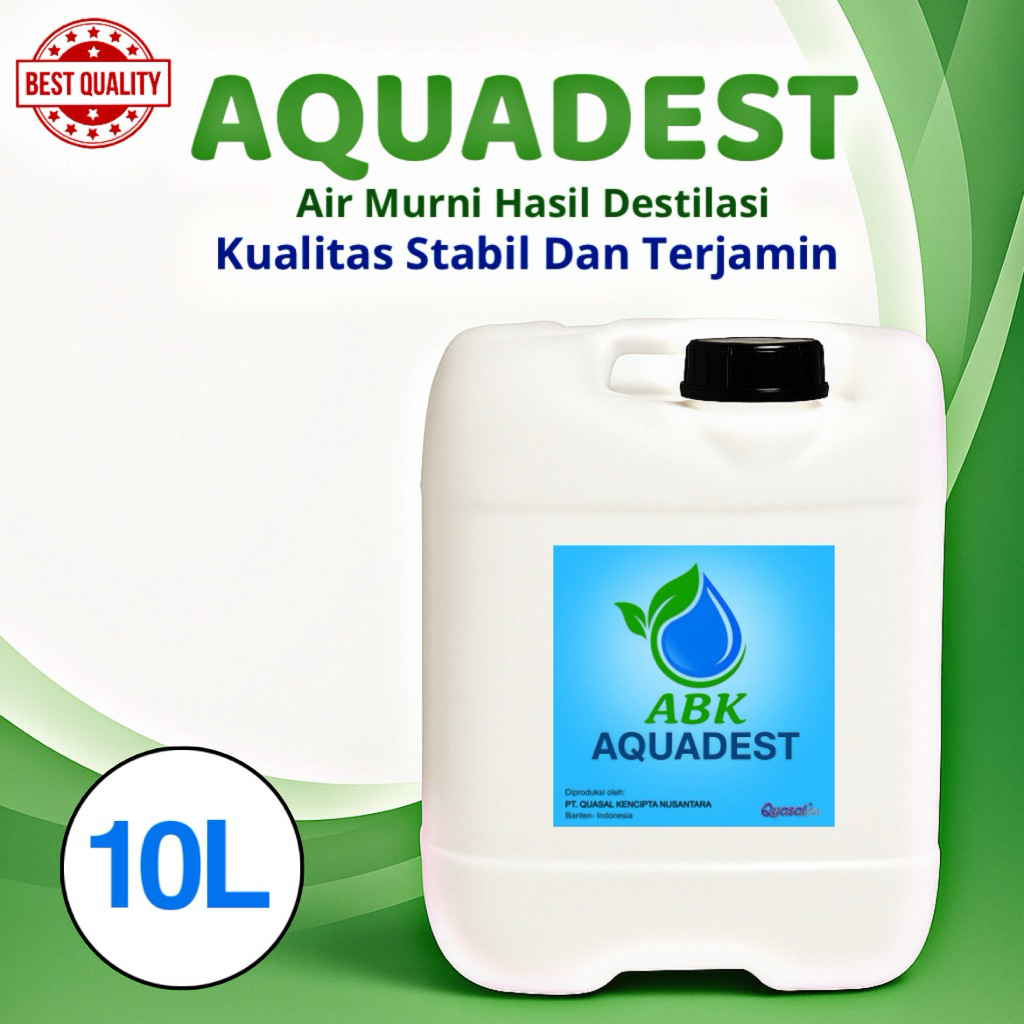 Aquadest Aquadest Distilled Water Air Suling 10 Liter