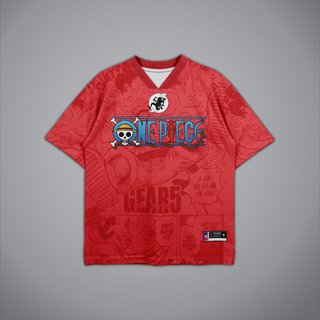 JERSEY LUFFY JOYBOY OVERSIZE // JERSEY ANIME OVERSIZE // JERSEY ONE PIECE OVERSIZE // JERSEY OVERSIZ