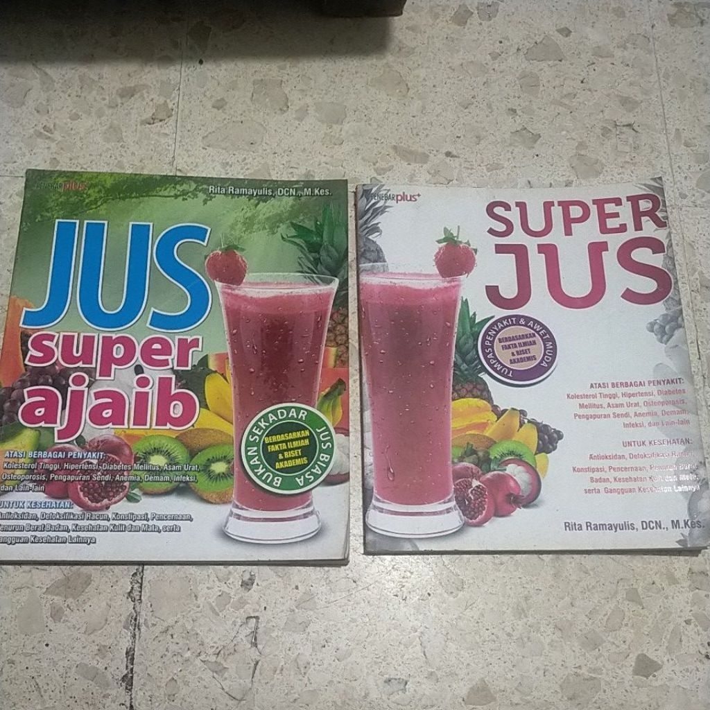 BUKU KESEHATAN / ANEKA JUS KESEHATAN / JUS SUPER AJAIB / PRODUK ASLI ORIGINAL