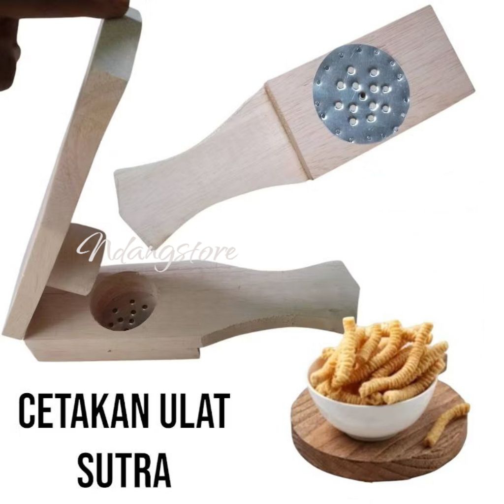 cetakan kue ulat sutra kue telur gabus stick kue akar kelapa