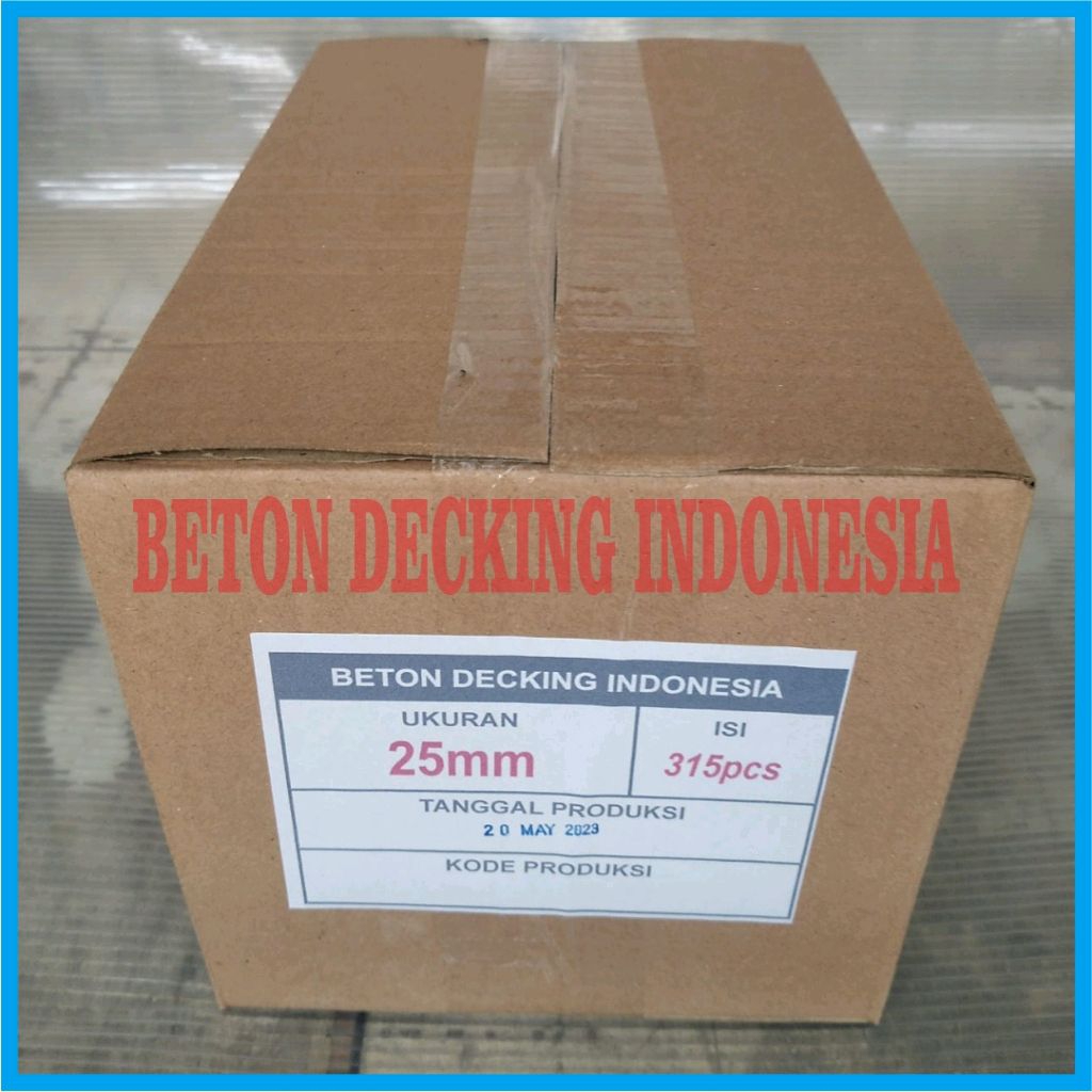 BetonDeckingUkuranTunggal25mm