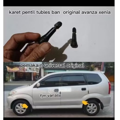 karet pentil ban tubles motor dan mobil harga satuan  1pc original