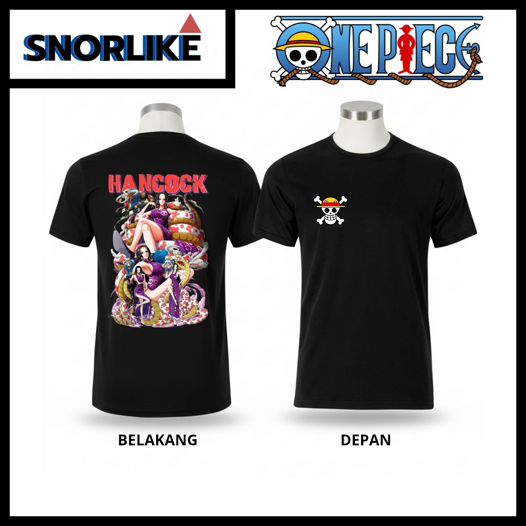 T SHIRT BOA HANCOCK || KAOS ONE PIECE BOA HANCOCK PRIA WANITA