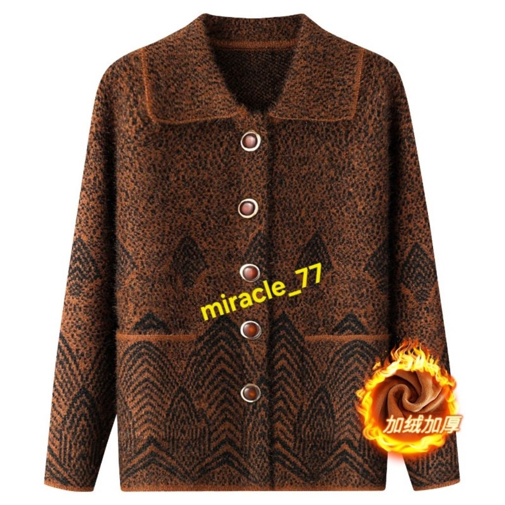 Sweater ibu, Jaket Rajut, Jaket Bulu Impor ibu & nenek