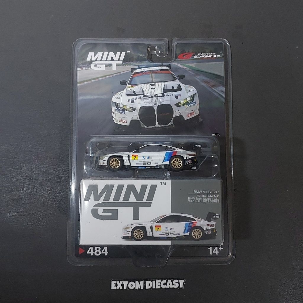 Mini GT 484 BMW M4 GT3 BMW Team Studie x CSL
