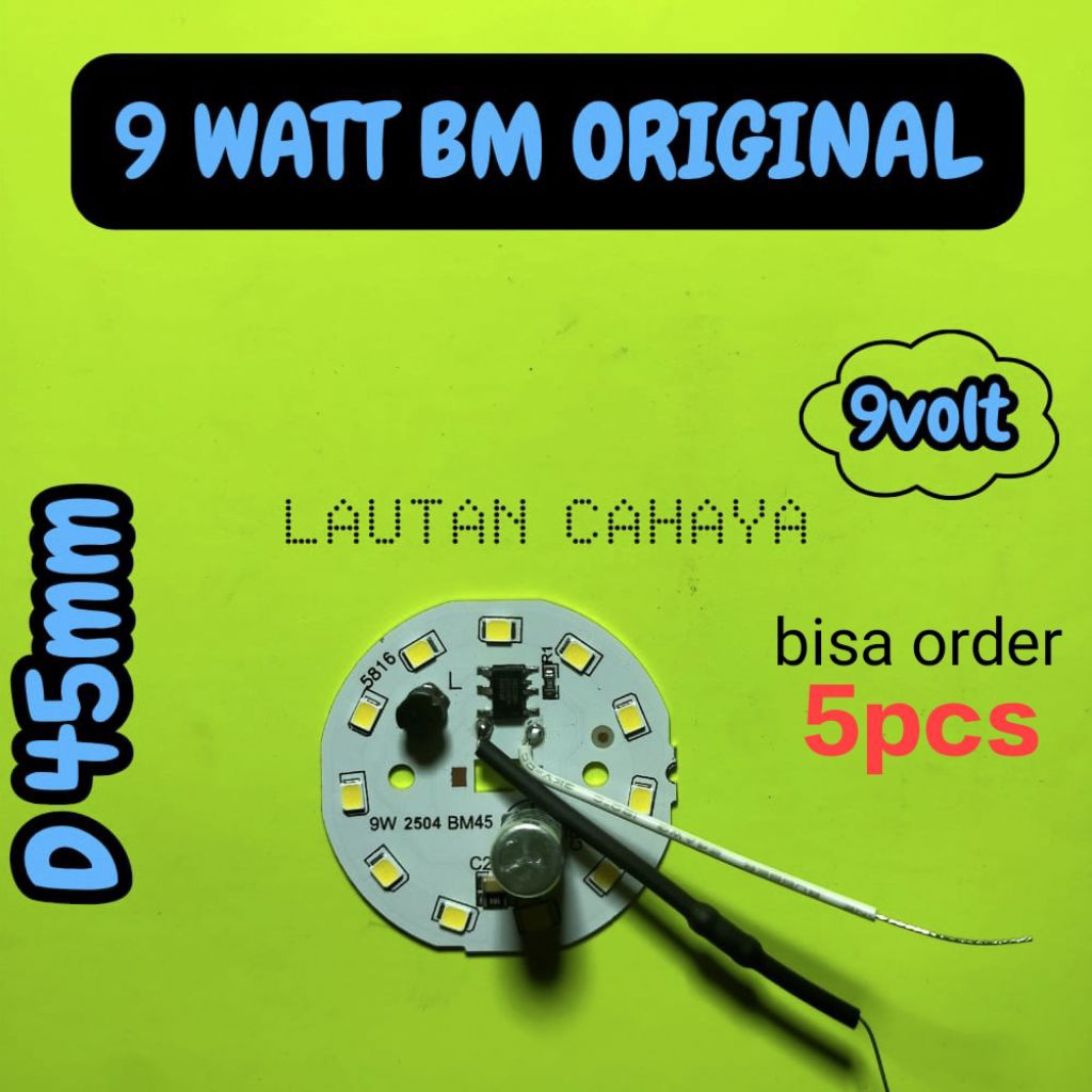 PCB LED AC BM 9 WATT / MESIN LAMPU LED