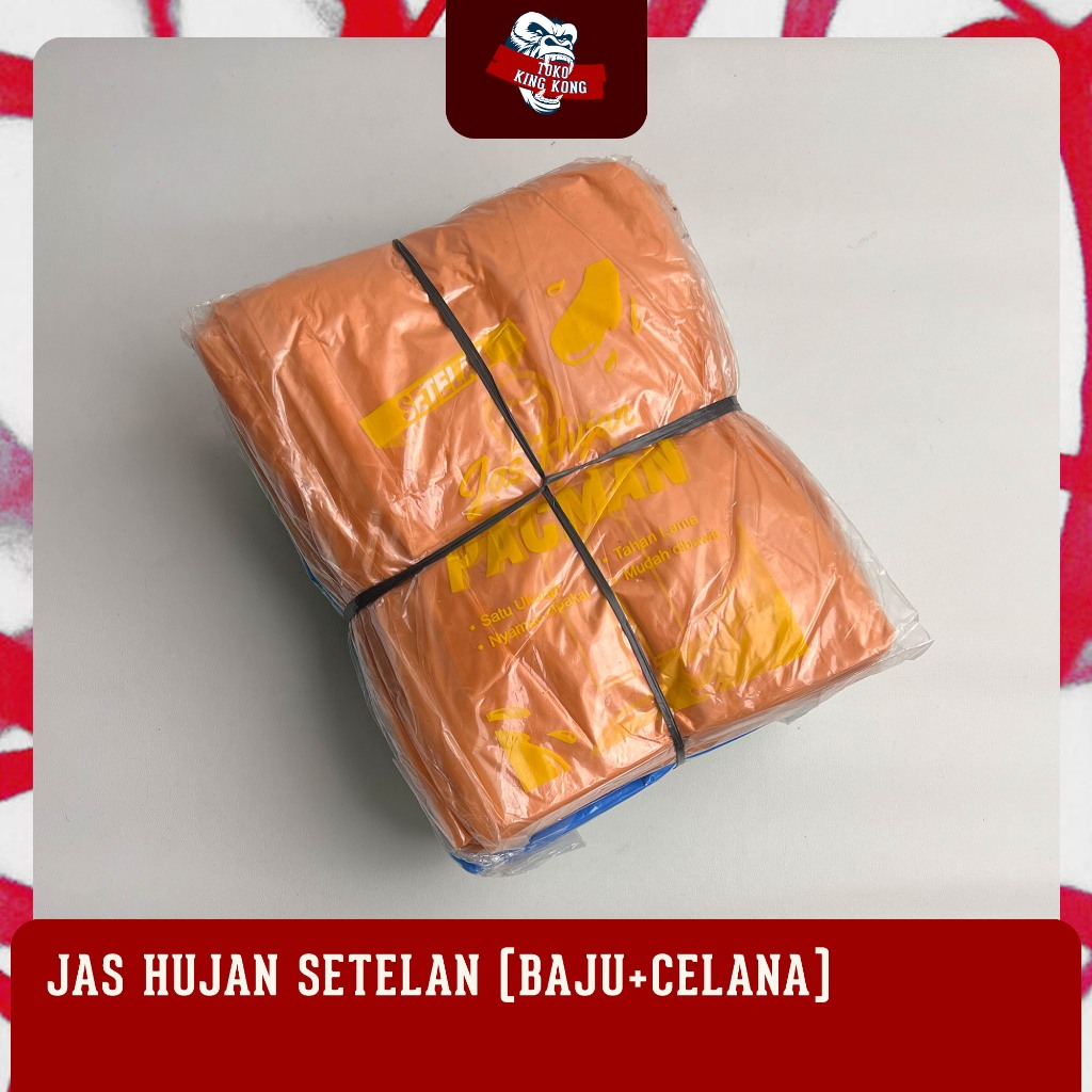 Jas Hujan Setelan Baju Celana Plastik Murah Grosir / Jas Hujan Plastik