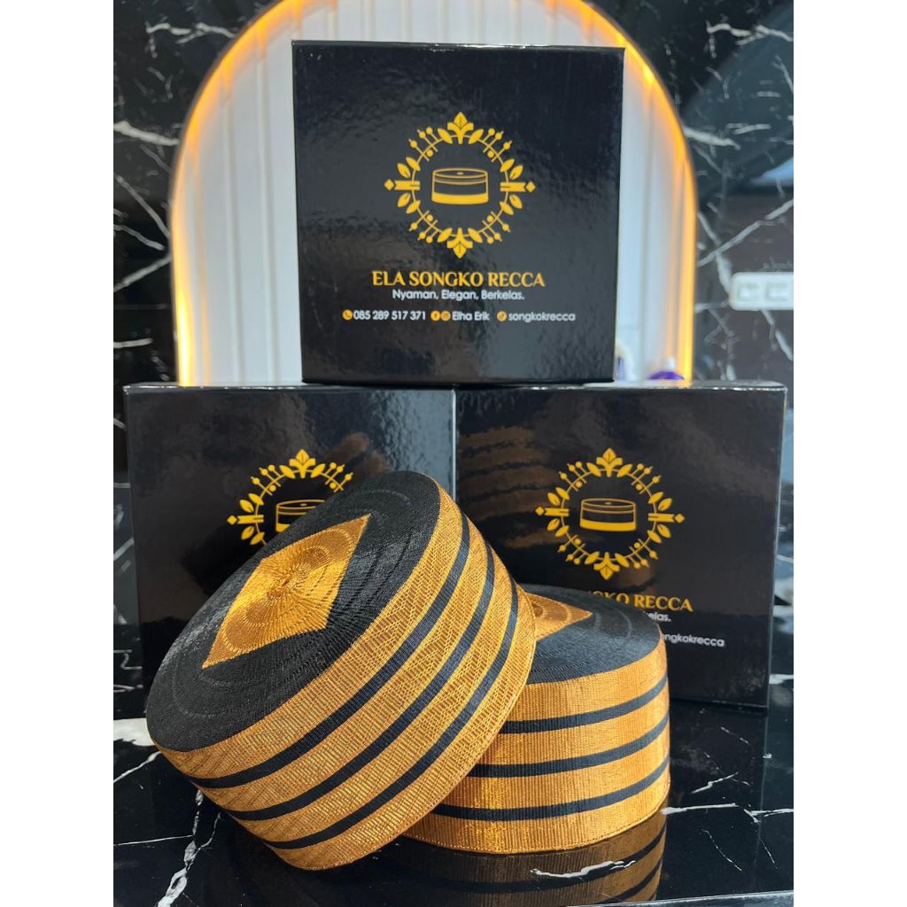 Songkok recca kualitas premium (persegi)