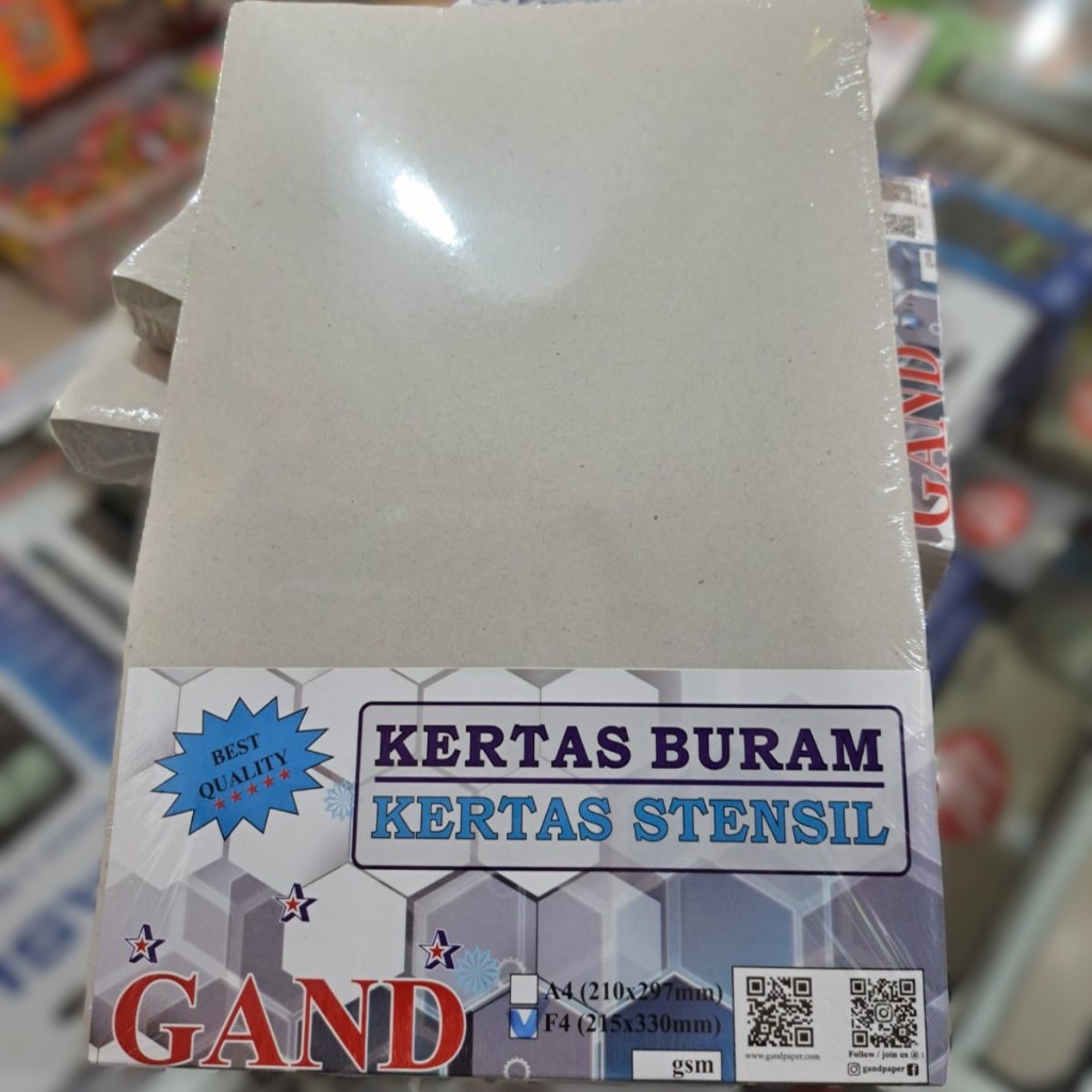 Kertas Buram F4 / Kertas Buram Folio isi 400
