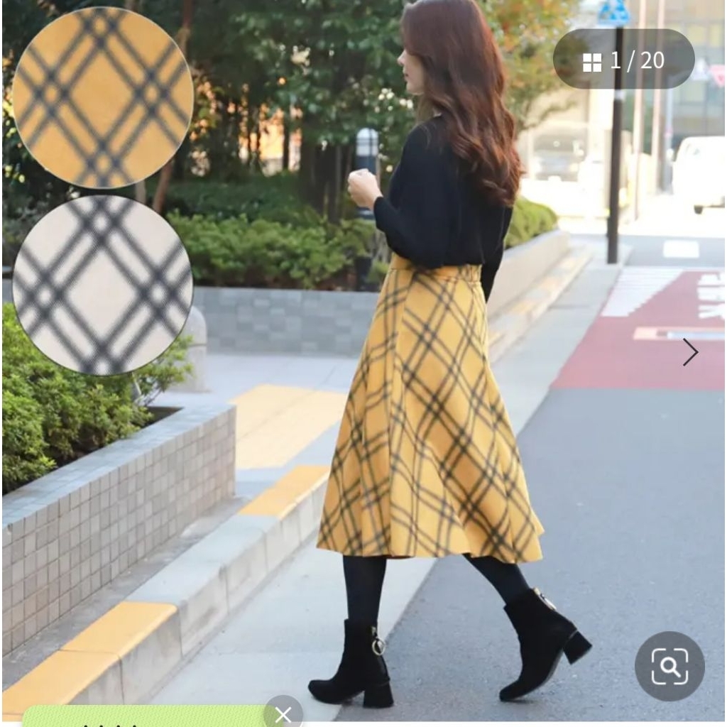 preloved rok medan rok flare rok kekinian