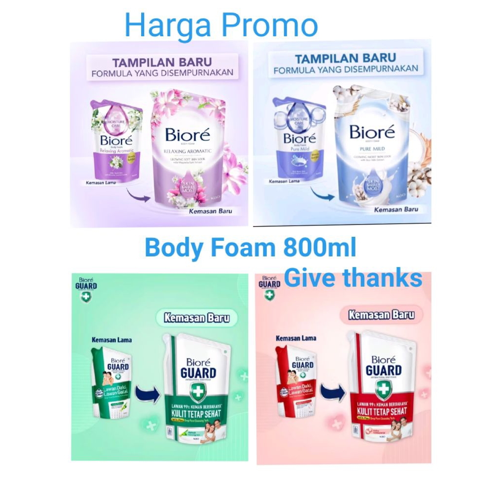 Biore Sabun Mandi Cair 800ml