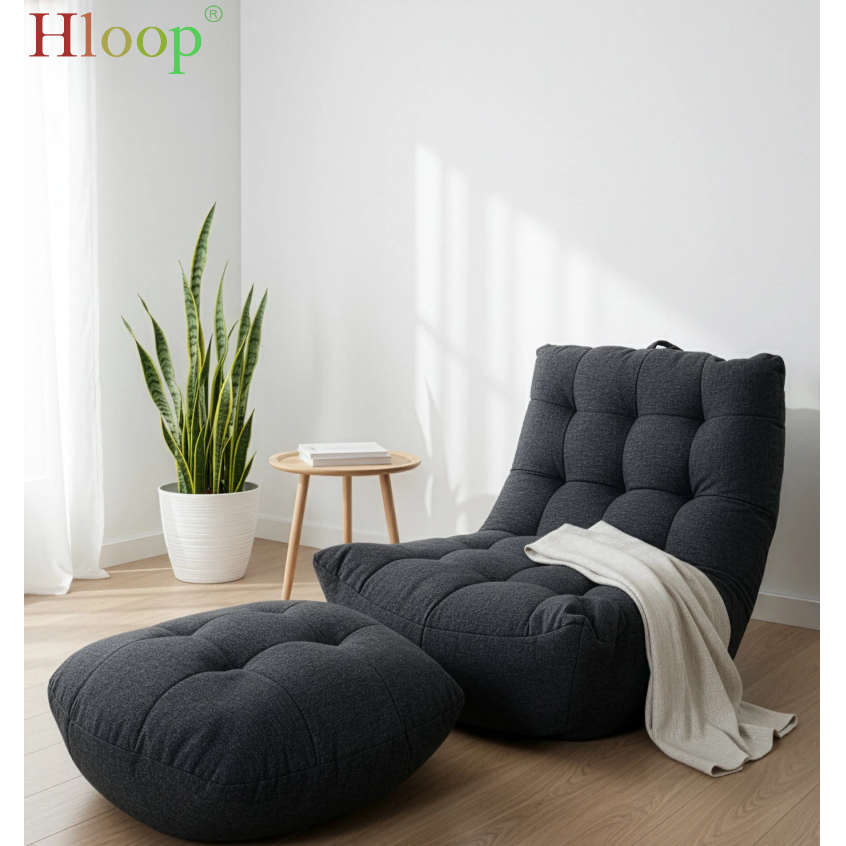 HLOOP Bossy Sofa Santai Sofa Belajar bean bag - Sofa Malas/sofa ruang tamu/sofa lesehan minimalis ru