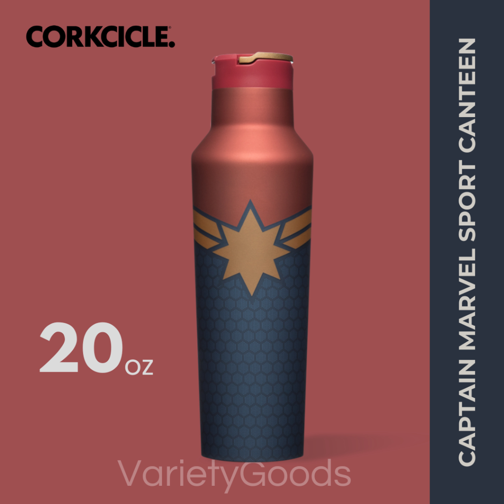 Corkcicle Marvel Sport Canteen 20oz - Captain Marvel | Corkcicle Marvel