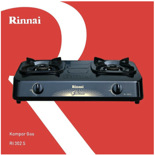 RINNAI Kompor Gas 2 Tungku Ceflon RI-302S