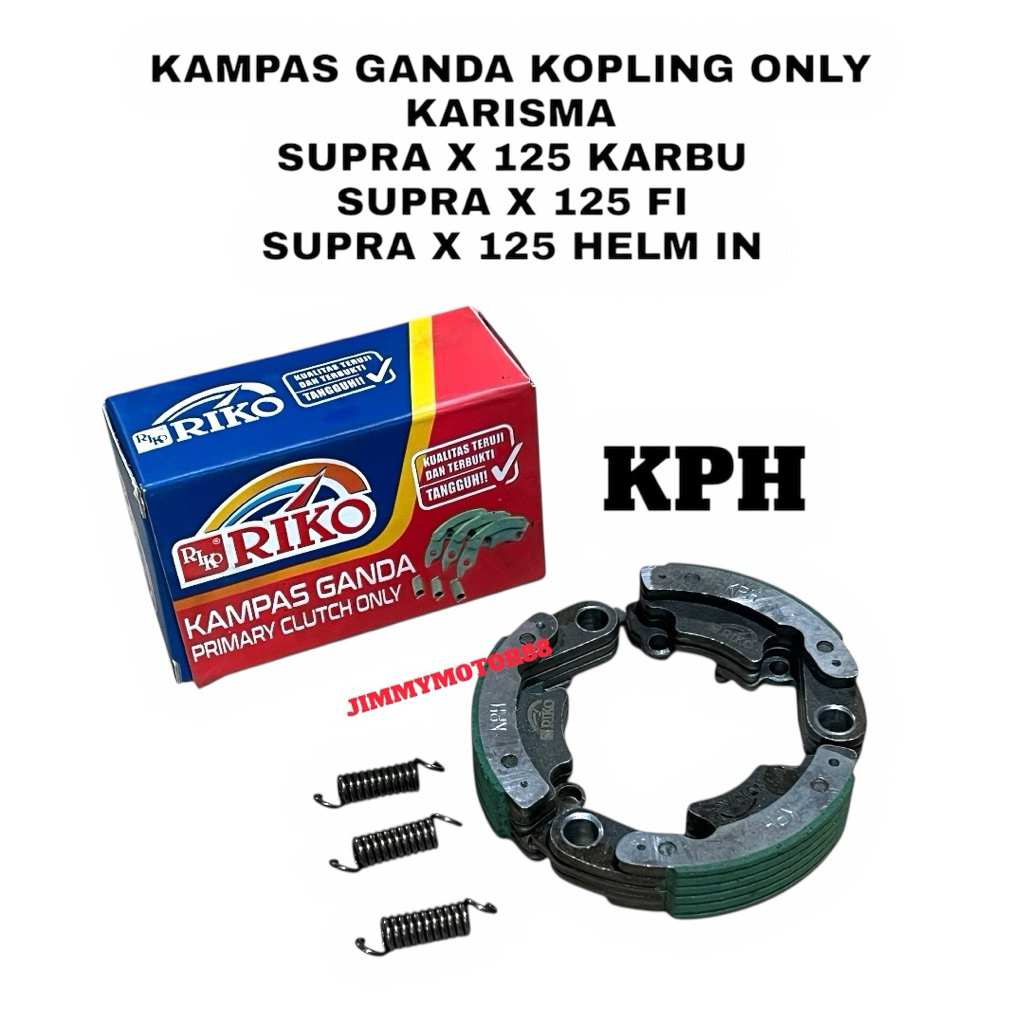 KAMPAS GANDA KOPLING KAIN SPORKET ONLY KARISMA SUPRA X 125 KARBU SUPRA X 125 FI SUPRA X 125 HELM IN 
