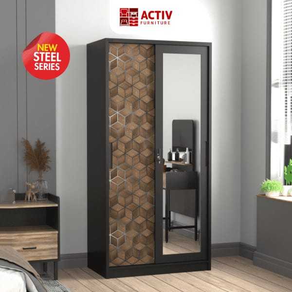 Lemari Pakaian Besi – Forte SL 93 – Activ Furniture